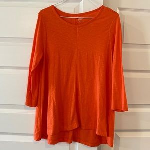 Perfectly orange tunic style top